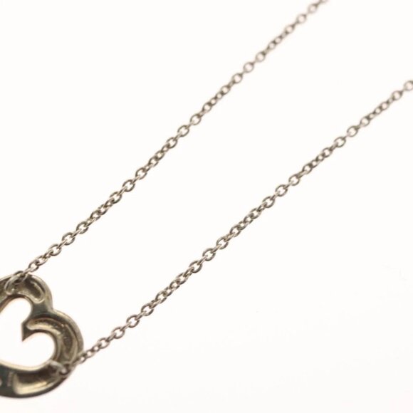 TIFFANY&Co. Loving Heart Necklace Ag925 Silver Auth am8077 - Picture 15 of 16